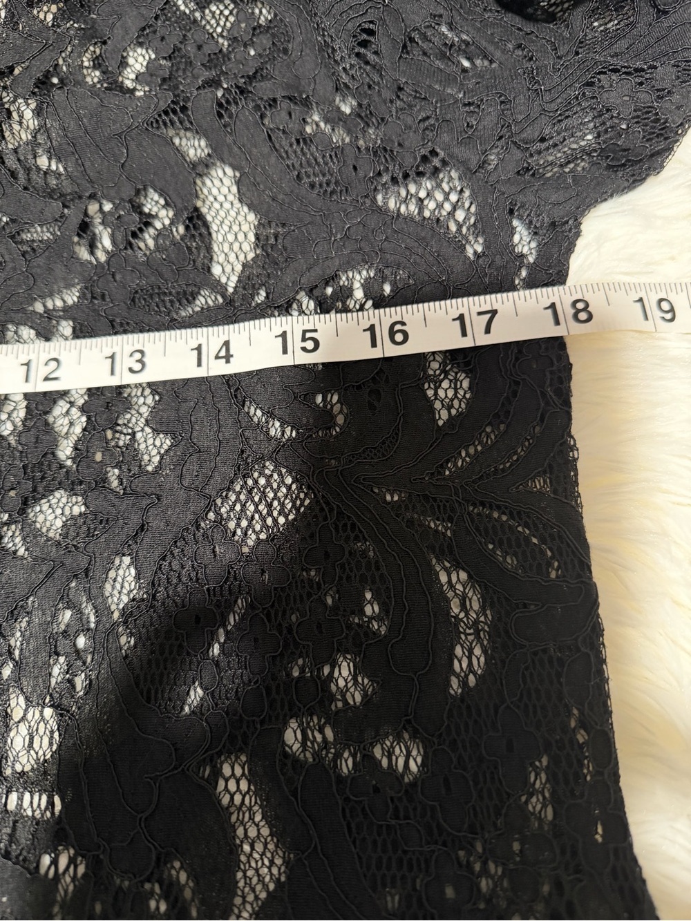 Say What Ny black lace bell sleeve top Size M Whimsigoth, witchy, elegant, sheer - Picture 8 of 10